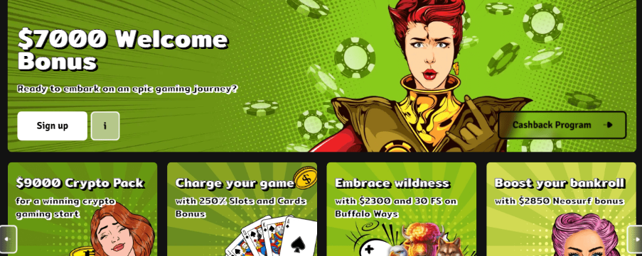 Reliability and success at Comic Play online casino